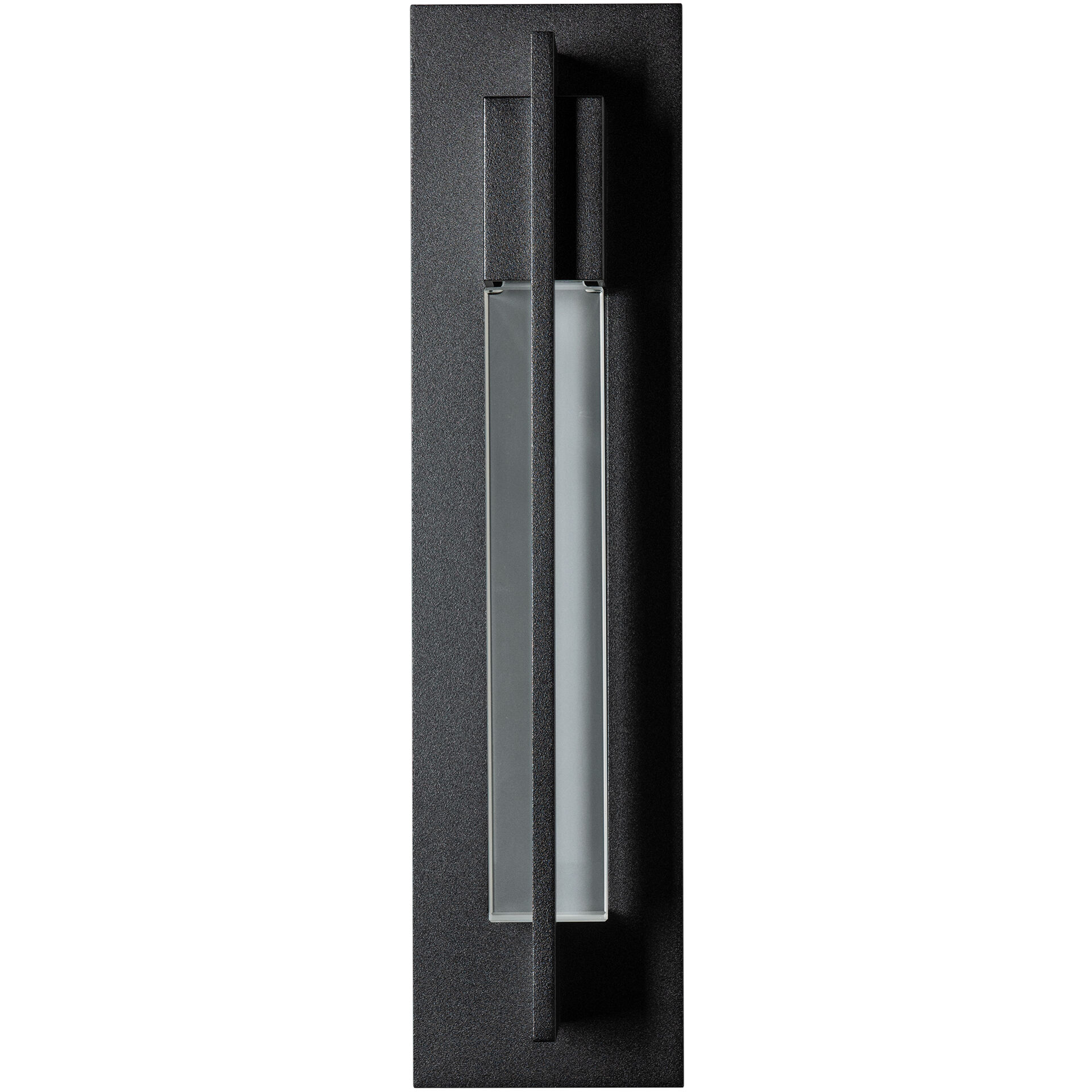 Axis 1 Light 19 inch Coastal Black Outdoor Sconce
