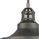 Carbondale 1 Light 15 inch Slate Mist with Satin Nickel Pendant Ceiling Light