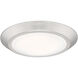 Verge LED 8 inch Brushed Nickel Flush Mount Ceiling Light