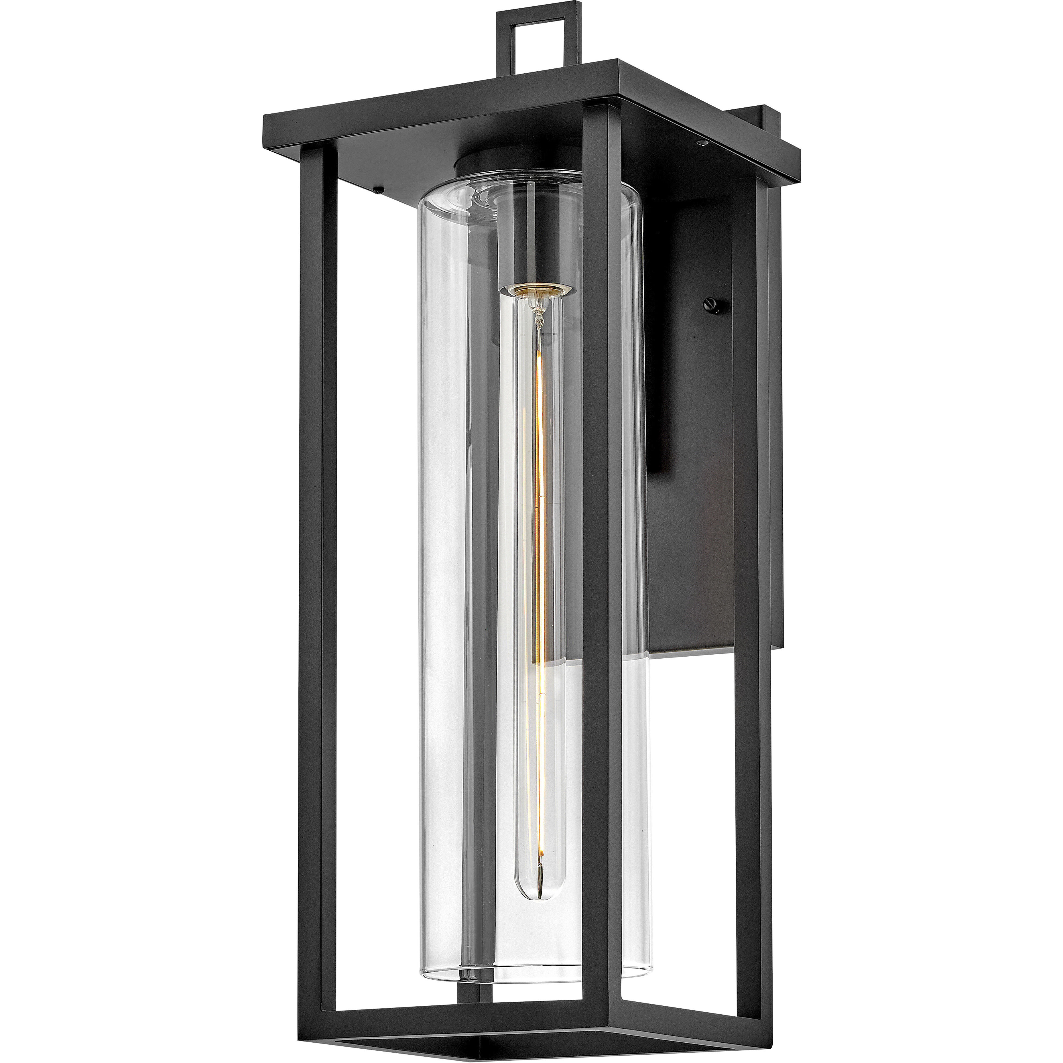 Mateo 1 Light 24 inch Black Outdoor Wall Mount