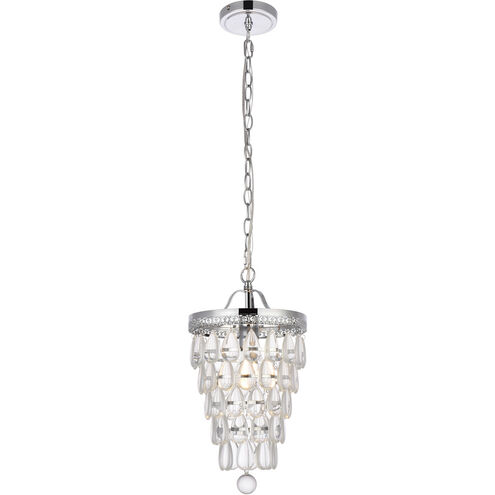 Reese 1 Light 9 inch Chrome Pendant Ceiling Light