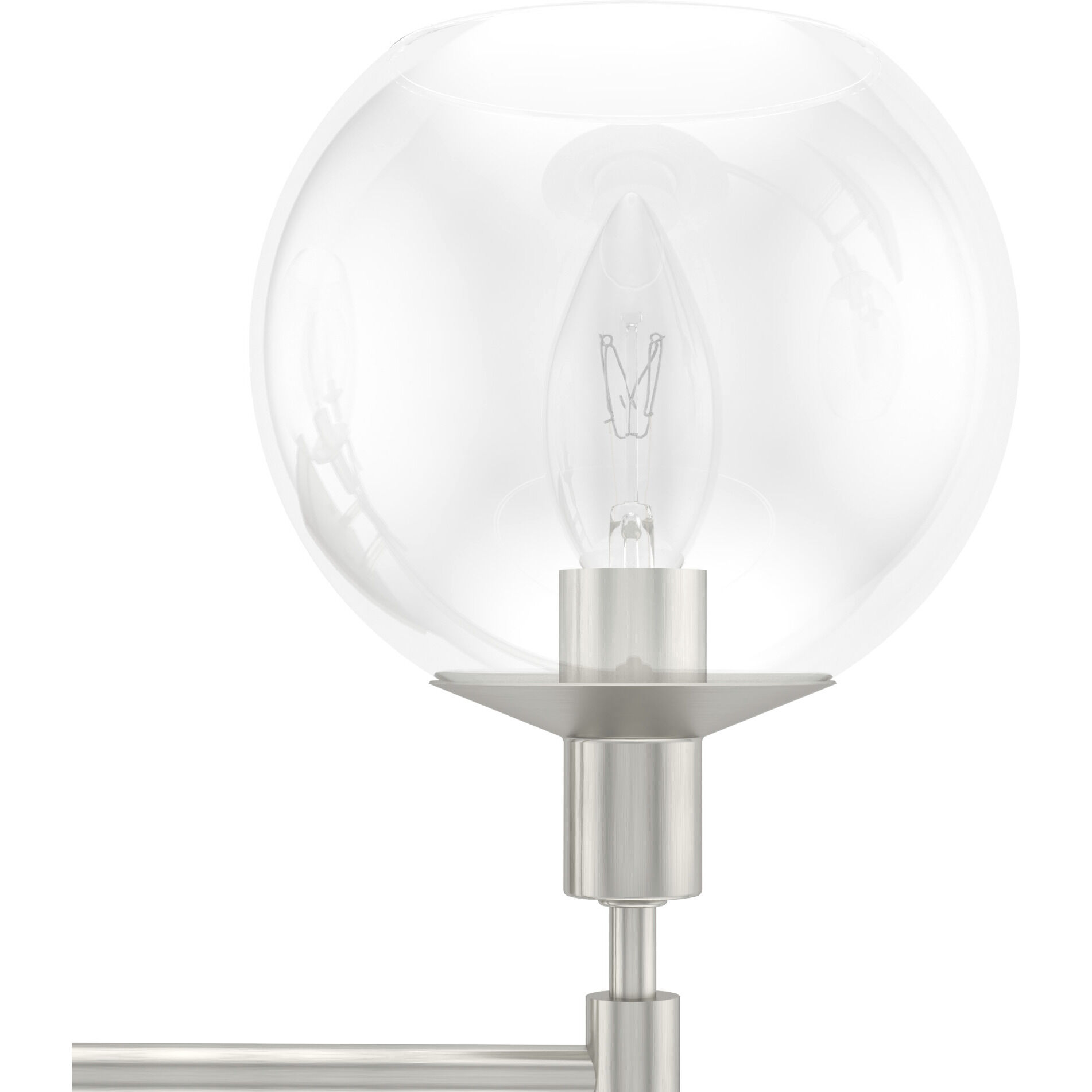 Xidane 3 Light 24 inch Brushed Nickel Vanity Light Wall Light