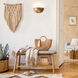 Collette Wall Sconce Wall Light in 2700K, Aged Brass, dweLED