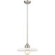Paloma 1 Light 14 inch Brushed Nickel Pendant Ceiling Light