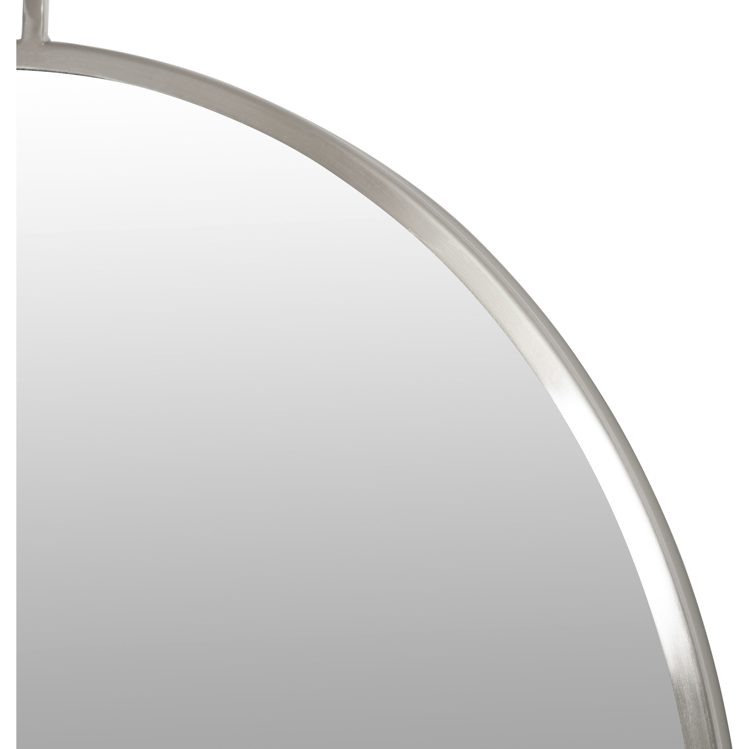 Stopwatch 32 X 30 inch Brushed Nickel Accent Mirror