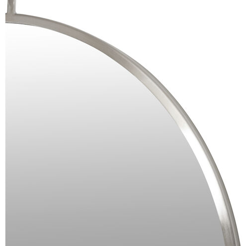Stopwatch 32 X 30 inch Brushed Nickel Accent Mirror