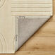 Kirti 114 X 79 inch White/Ivory Rug in 6 x 9