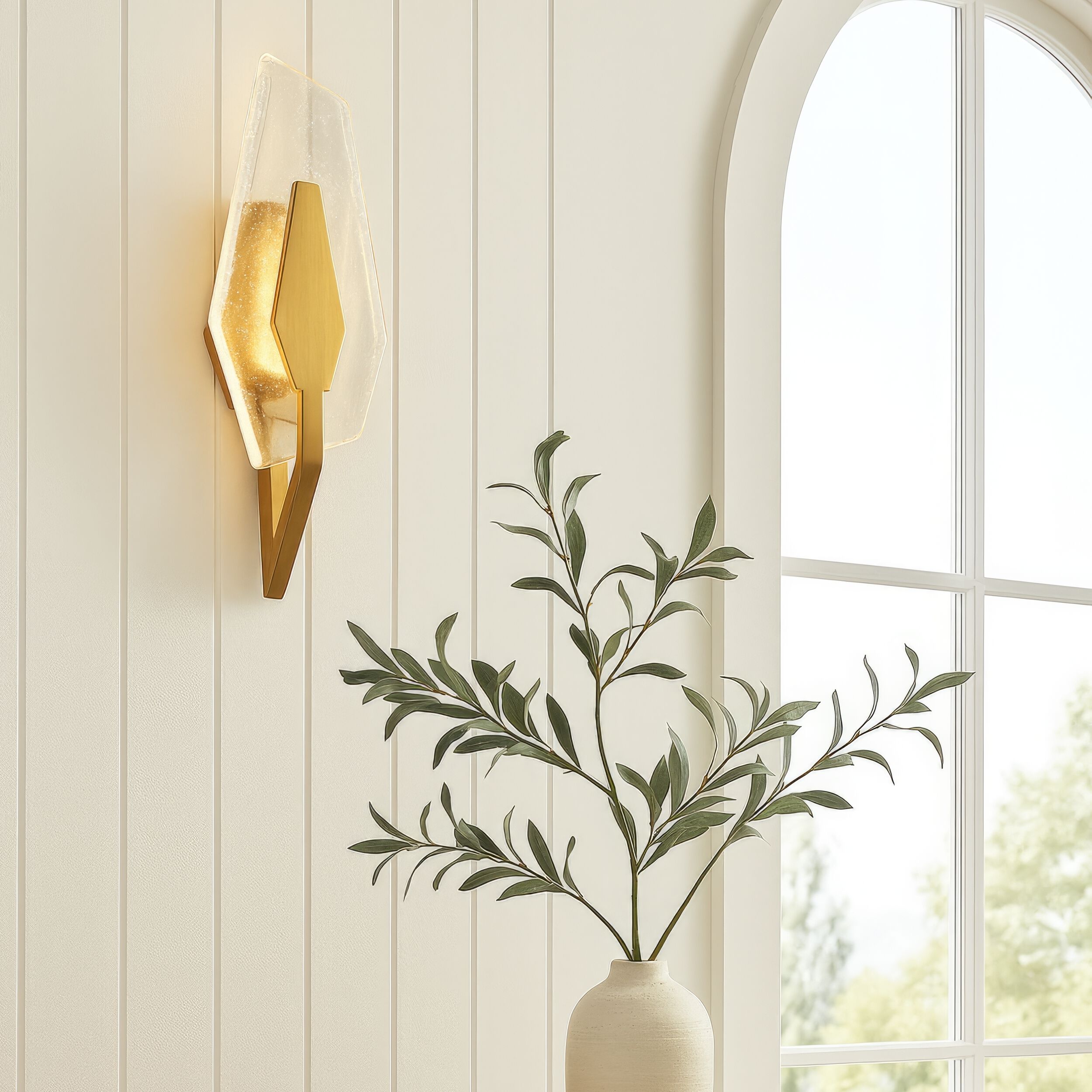 Down the Wrong Path 1 Light 9.5 inch Brass Kisser Wall Sconce Wall Light