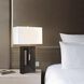 Parallux 30 inch 100.00 watt Charcoal Gray and Brushed Nickel Table Lamp Portable Light