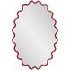 Cloud 36 X 24 inch Red Mirror