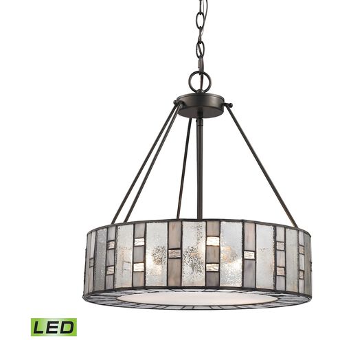 Ethan LED 18 inch Tiffany Bronze Chandelier Ceiling Light