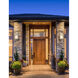 Alabaster Rocks 1 Light 16.5 inch Brushed Nickel Outdoor Wall Sconce in Incandescent