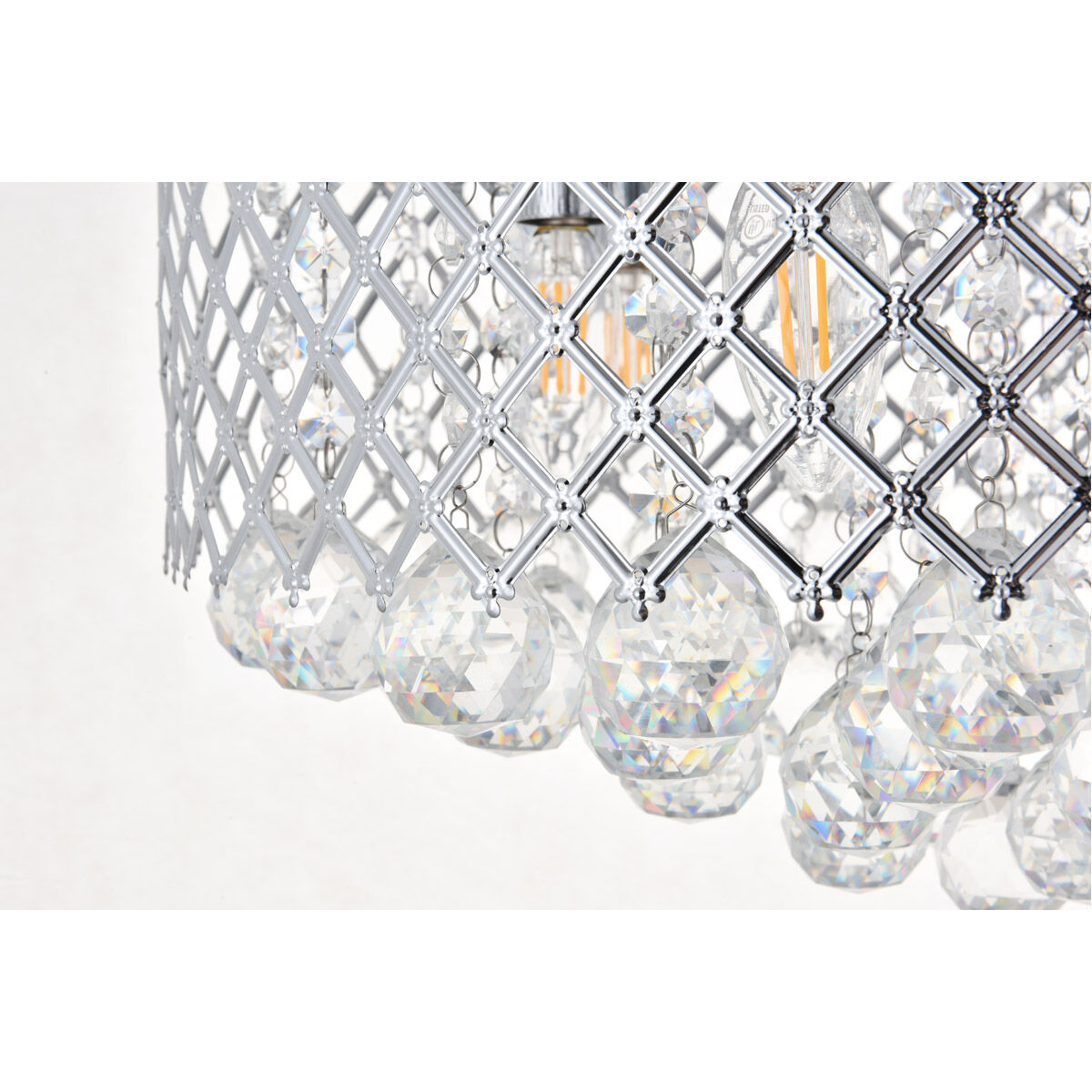 Tully 6 Light 18 inch Chrome Flush Mount Ceiling Light