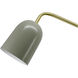 Parker II 64 inch 25 watt Seimens Grey Floor Lamp Portable Light