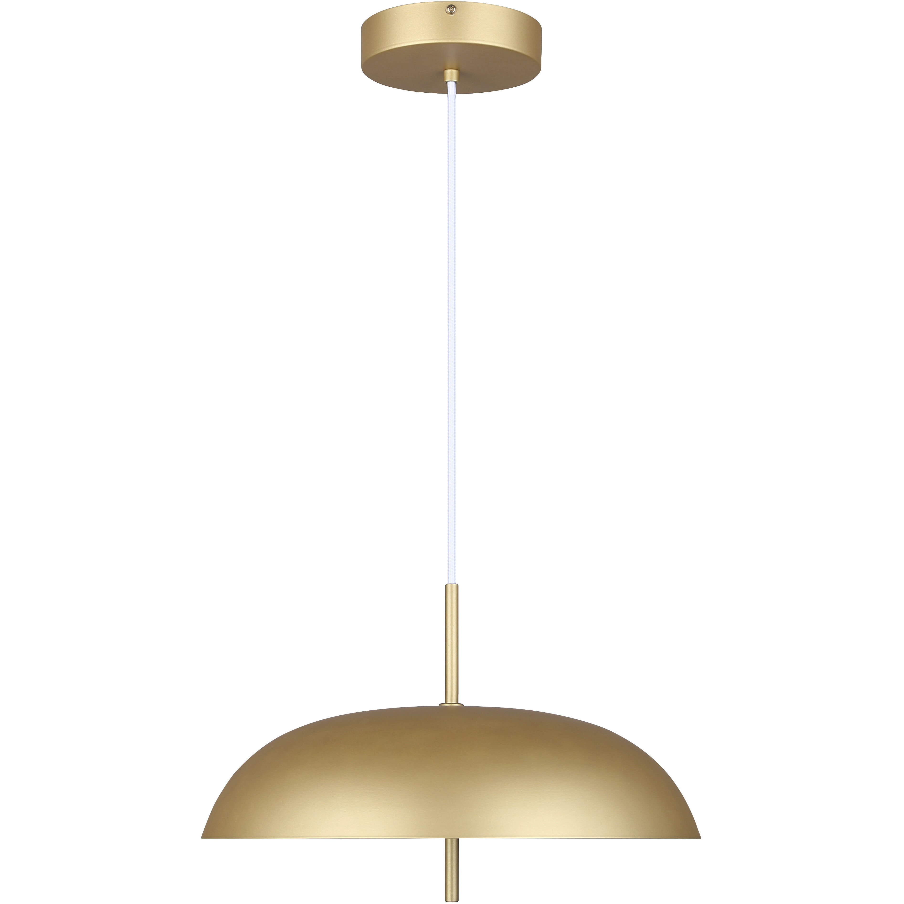 Kelvin LED 15.75 inch Gold Pendant Ceiling Light
