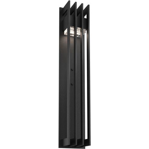 Avenue LED Textured Black Outdoor Sconce