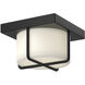 Regalo LED 7.13 inch Black Flush Mount Ceiling Light