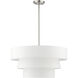 Warrenville 4 Light 23 inch Brushed Nickel Pendant Chandelier Ceiling Light