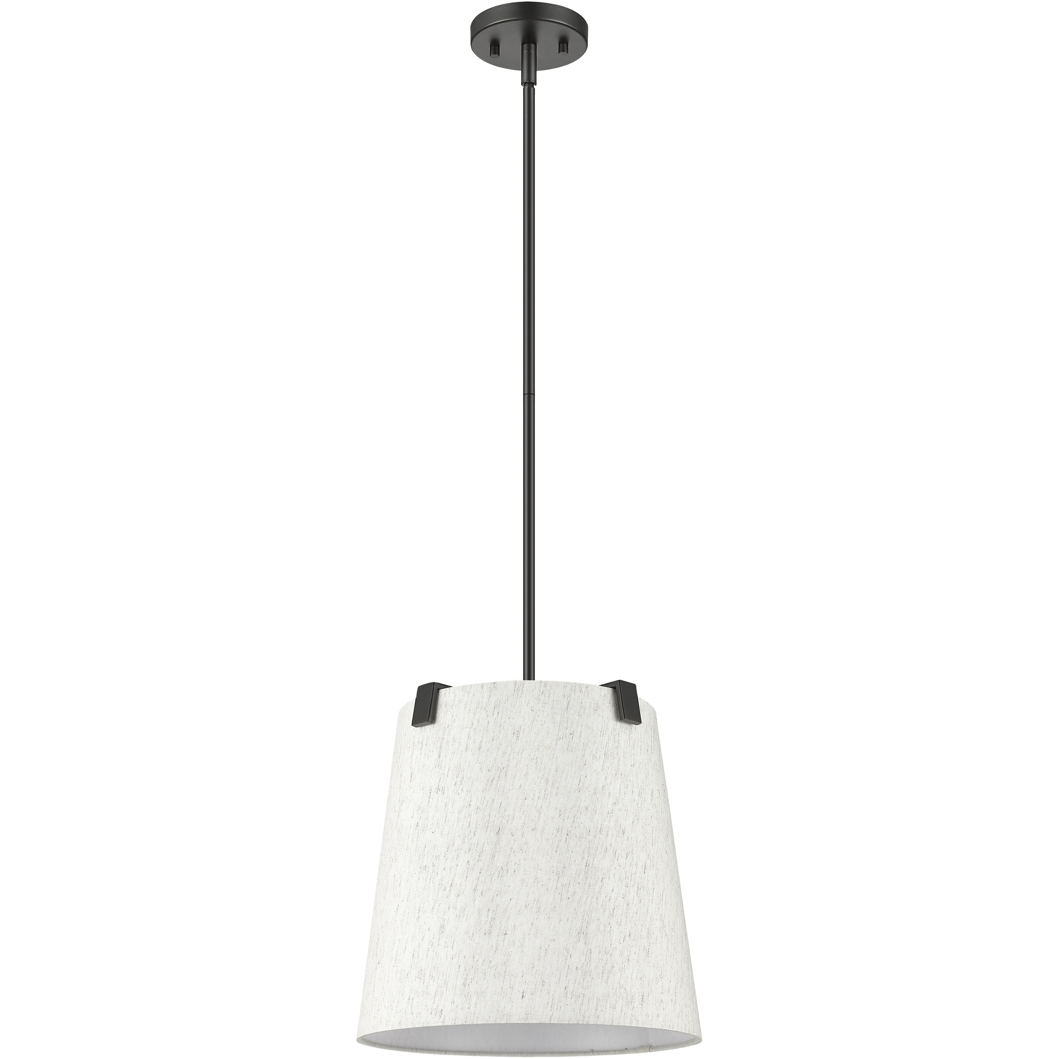 Weston 3 Light 13 inch Matte Black Pendant Ceiling Light