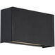 Blok Wall Sconce Wall Light in 3000K, Black, dweLED