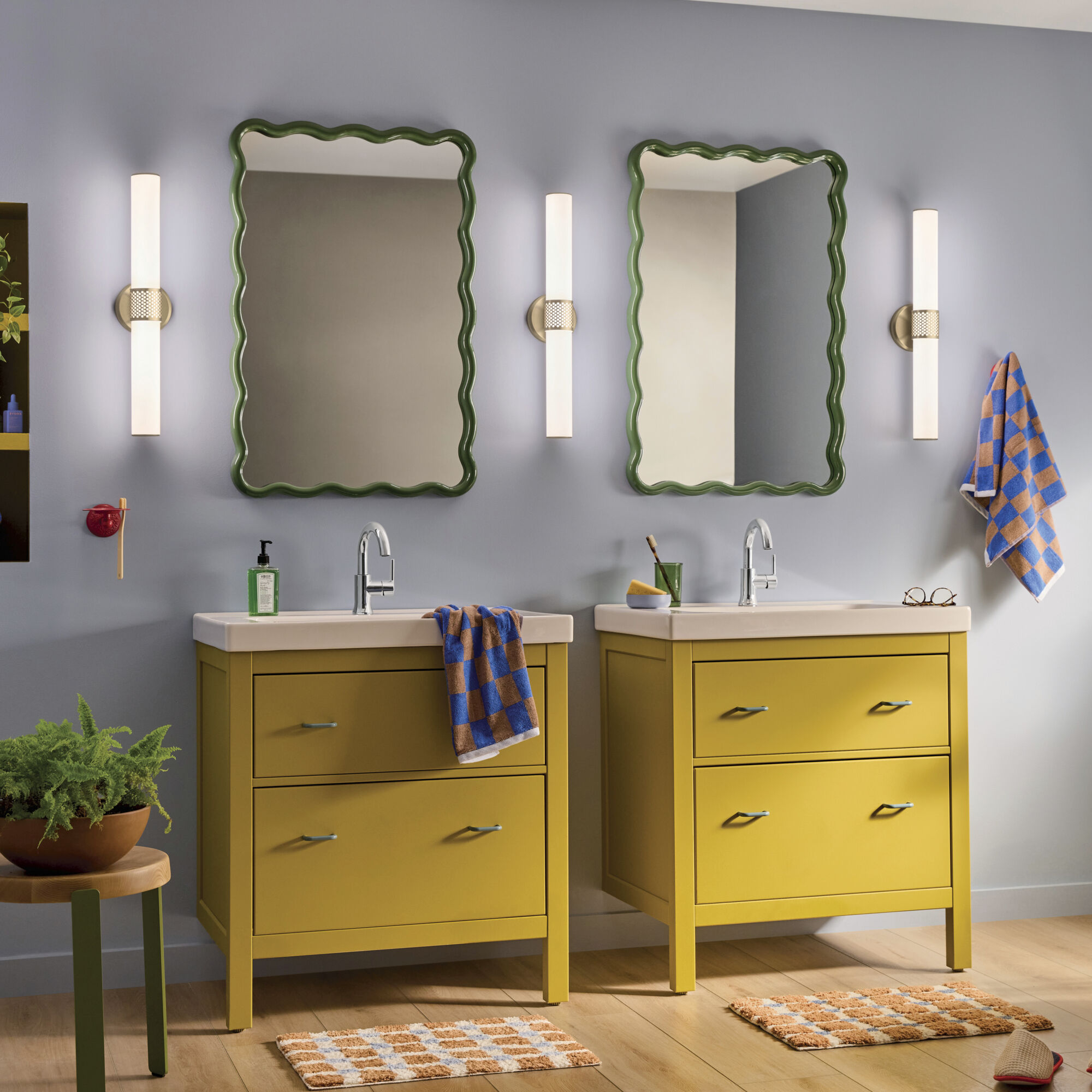 Sashi LED 24 inch Champagne Bronze Bath Bar Wall Light, Medium