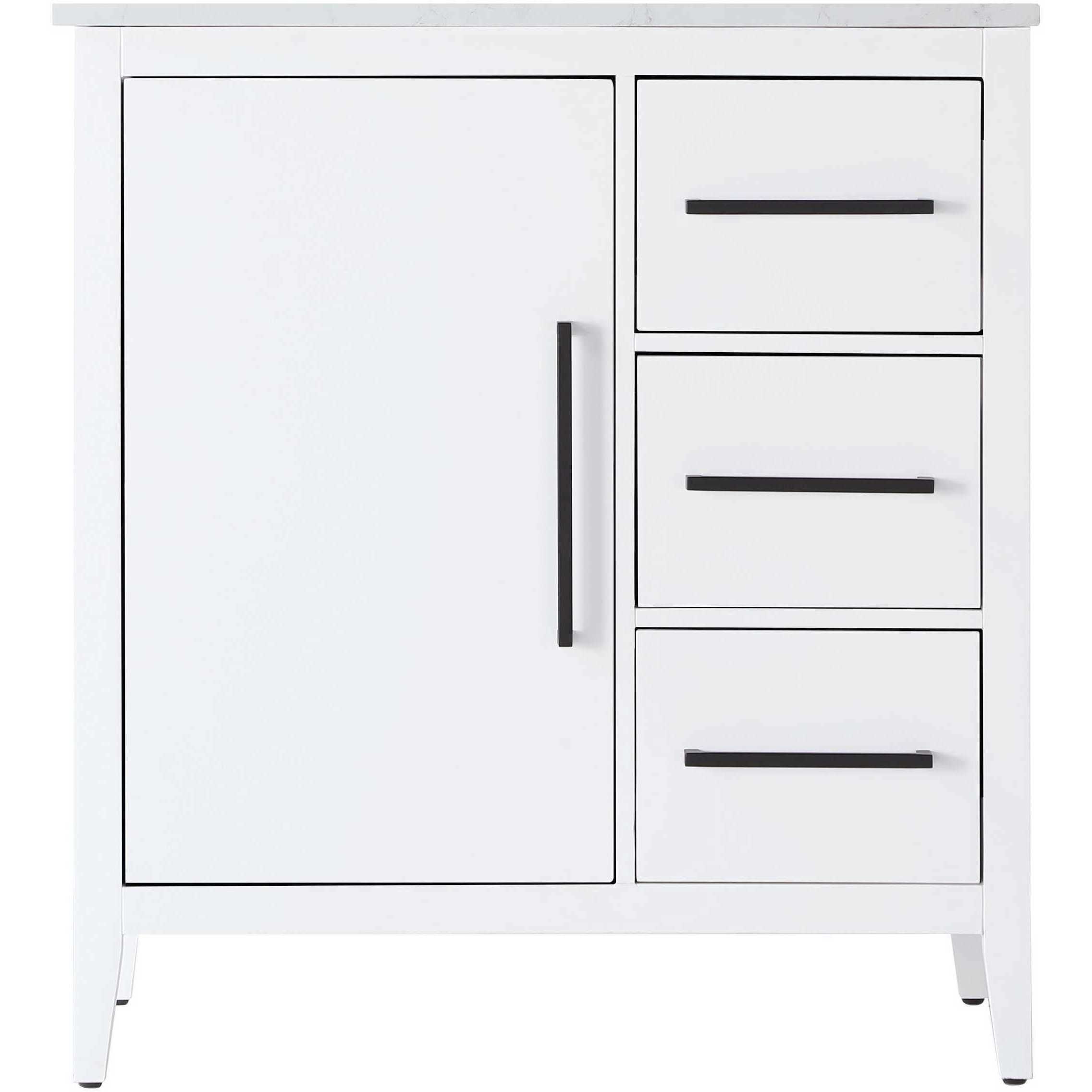 Millie 32 X 35 inch White Bathroom Vanity Cabinet