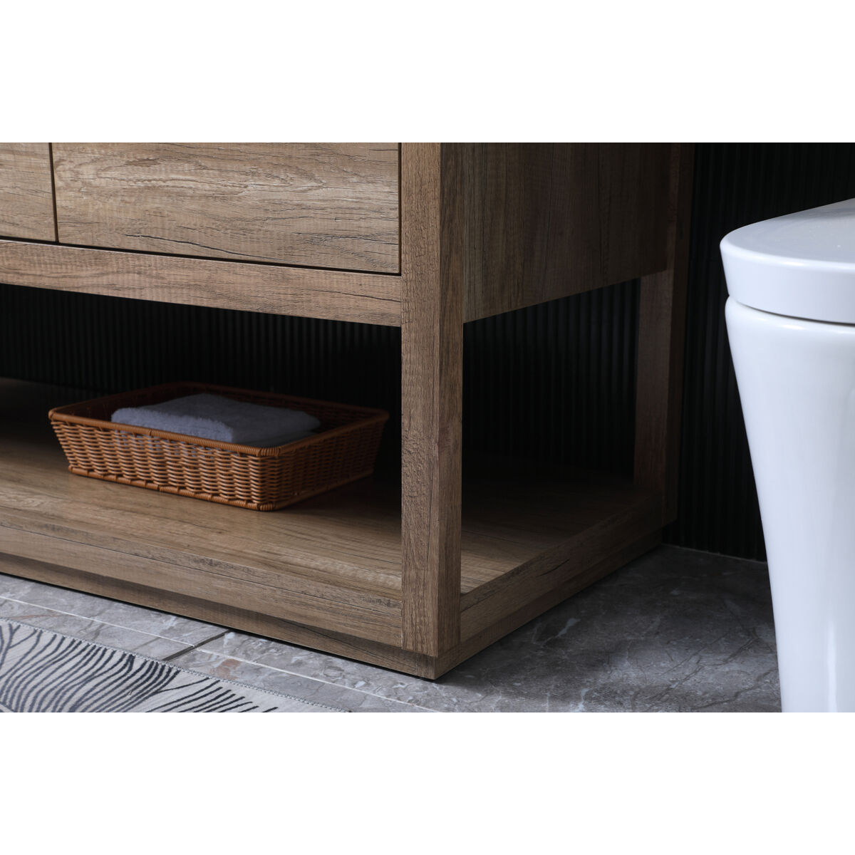 Larkin 54 X 22 X 34 inch Natural Oak Vanity Sink Set