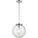 Tropea 1 Light Chrome Pendant Ceiling Light