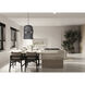 Kara 3 Light 20 inch Matte Black Pendant Ceiling Light