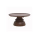Wooden 35 inch Medium Brown Coffee Table