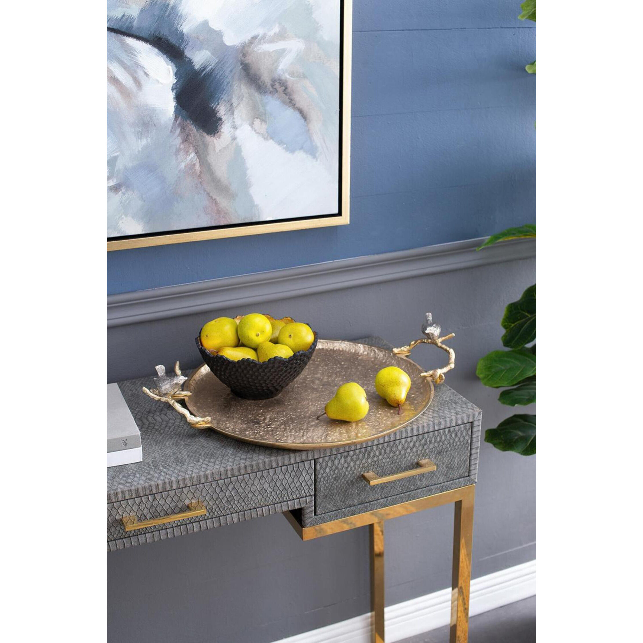 Alvada Shiny Gold Tray