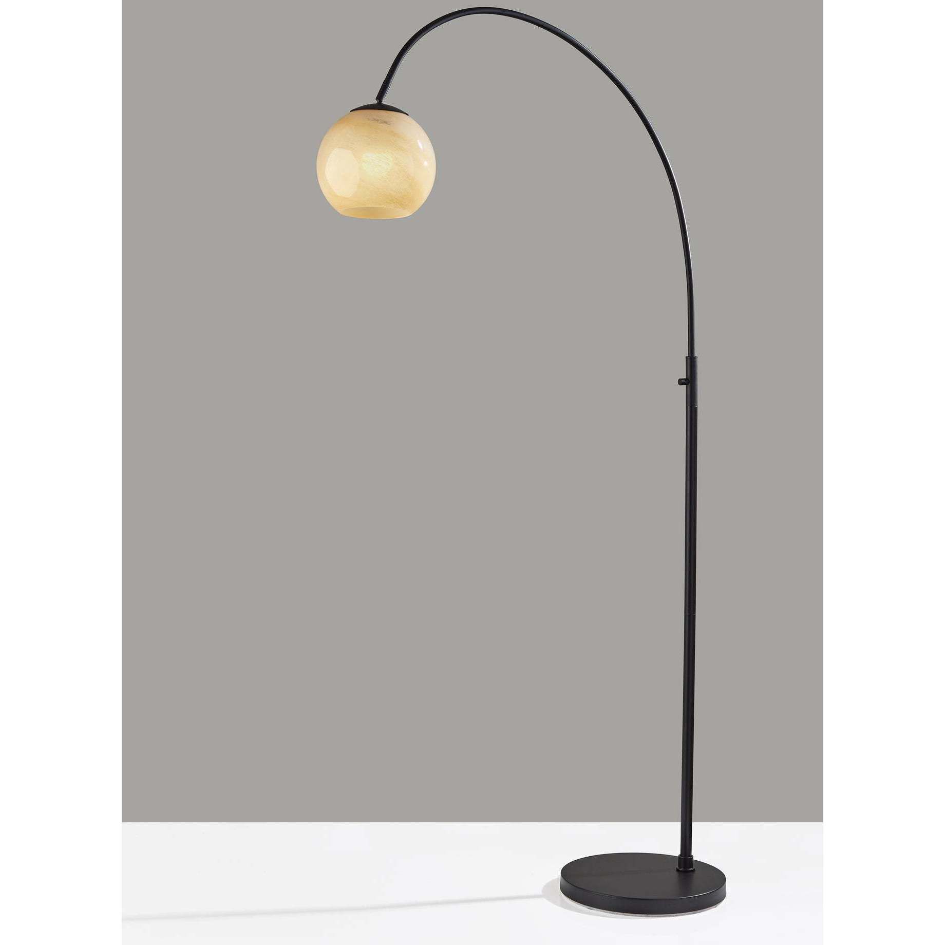 Nolan 71.5 inch 60.00 watt Black Arc Floor Lamp Portable Light