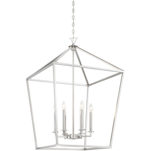 Townsend 6 Light 24 inch Satin Nickel Pendant Ceiling Light, Essentials