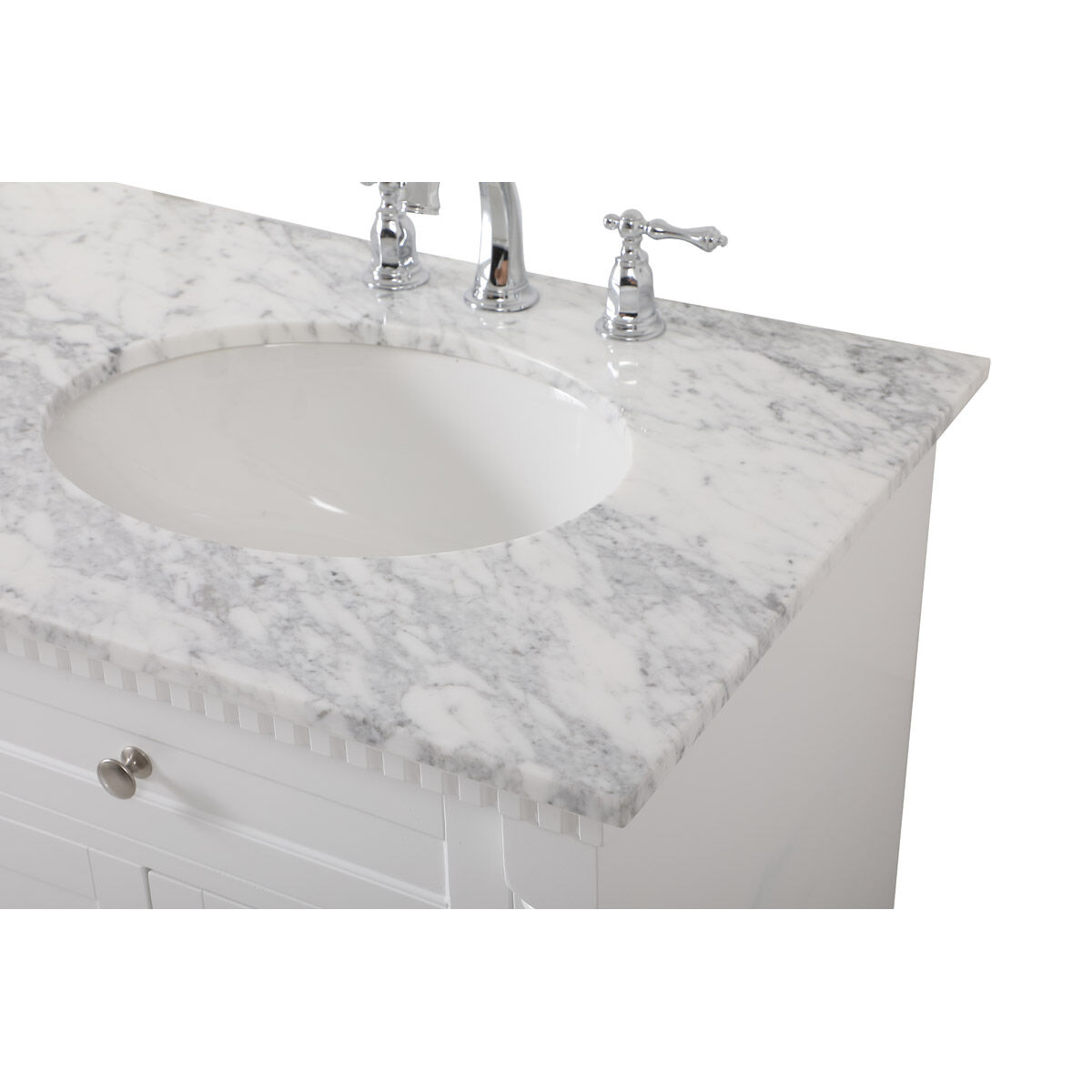 Clarence 60 X 22 X 35 inch White Vanity Sink Set