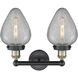 Geneseo 2 Light 15 inch Black Antique Brass Bath Vanity Light Wall Light