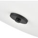 Laphia 3 Light 15.75 inch Matte Black Indoor Semi-Flush Ceiling Light