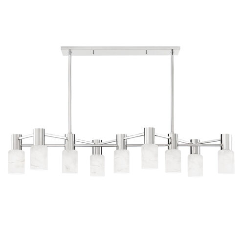 Centerport LED 47.5 inch Polished Nickel Island Light Ceiling Light