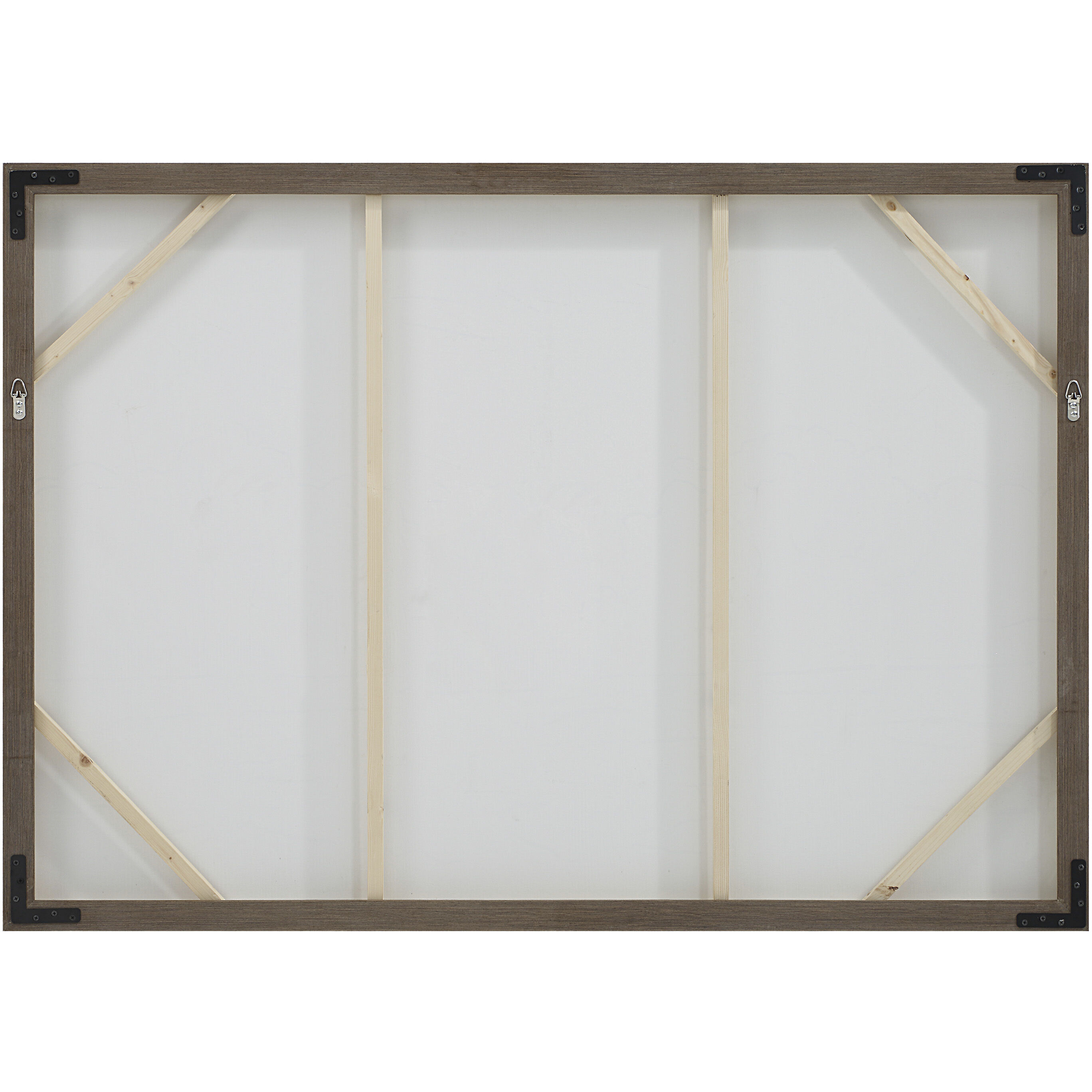 Country White and Grey and Beige and Blue Canvas Art