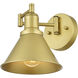 Judson 12 inch 40.00 watt Brass Swing Arm Wall Sconce Wall Light