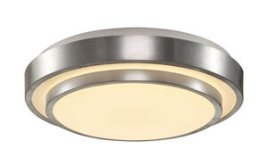 Future LED 14 inch Brushed Nickel Flushmount Ceiling Light 