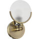 Canada 1 Light 4 inch Brass Wall Sconce Wall Light