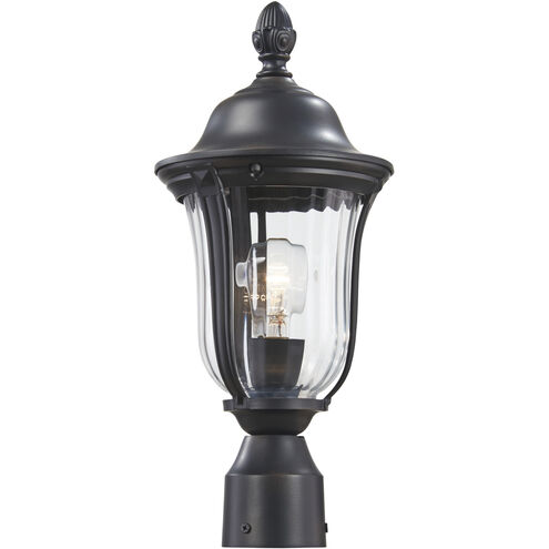 Morgan Park 1 Light 18 inch Heritage Outdoor Post Mount Lantern, The Great Outdoors