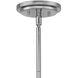 Odette LED 24 inch Polished Nickel Chandelier Ceiling Light, Semi-Flush Mount