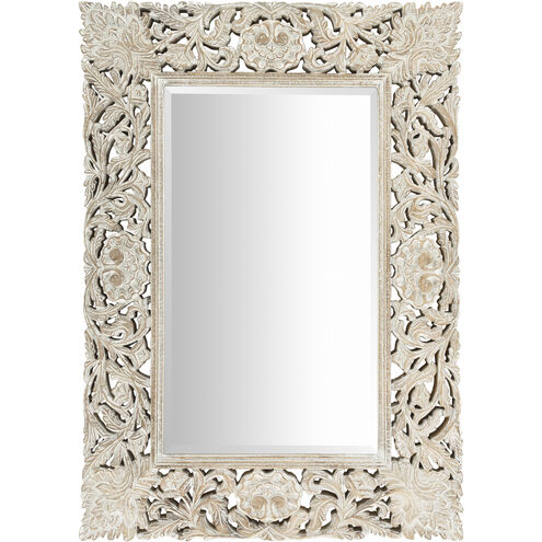 Naomi 42 X 30 inch White Mirror, Rectangle