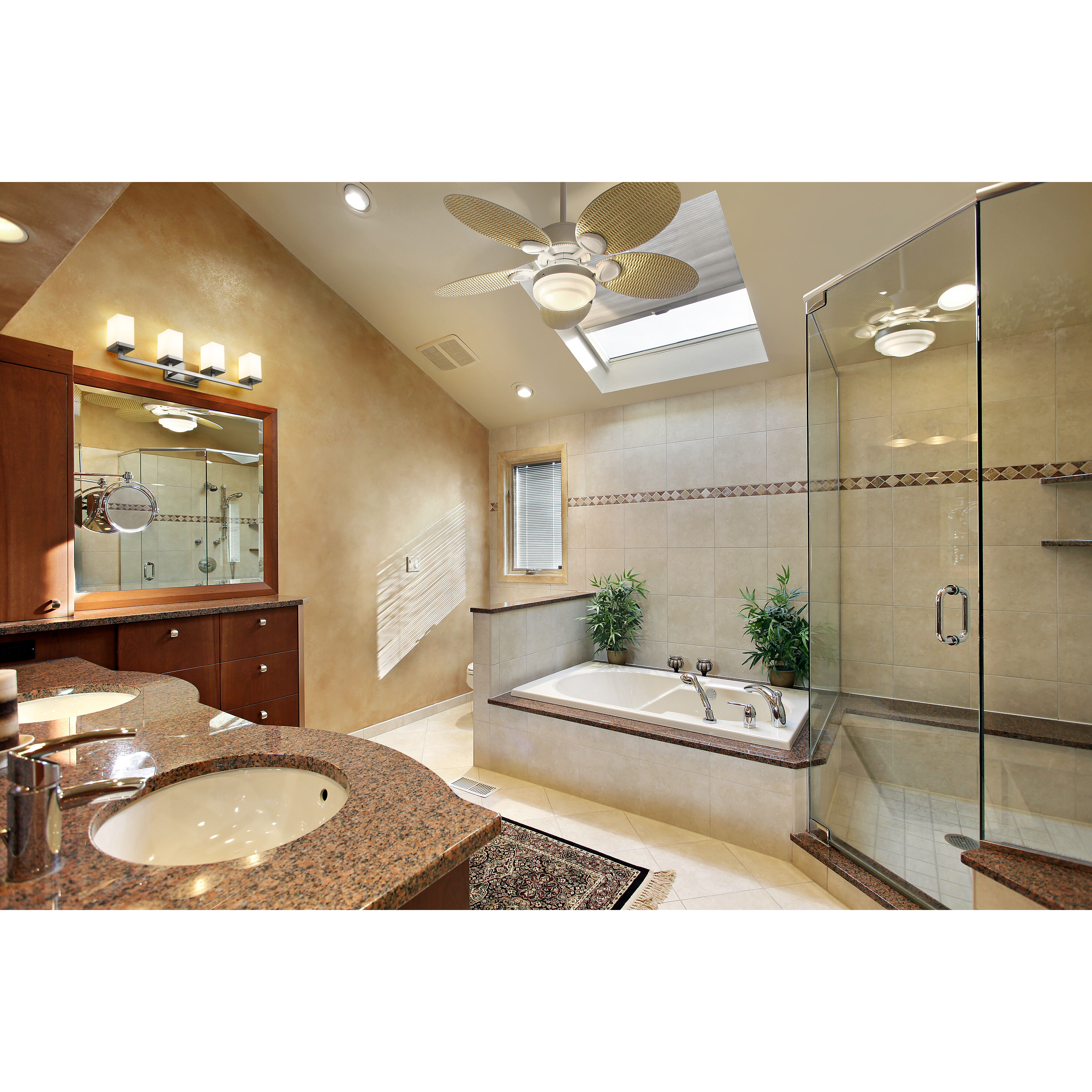 Tidal 4 Light 33.25 inch Brushed Nickel Vanity Wall Light