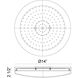 Orion LED 14 inch Chrome Flush Mount Ceiling Light