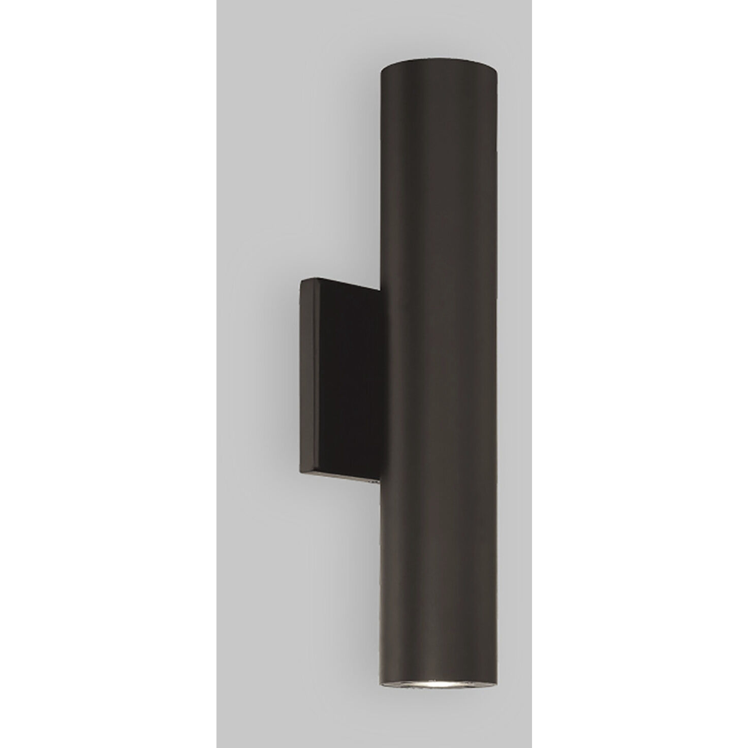 Caliber LED 14 inch Bronze Outdoor Wall Light, dweLED