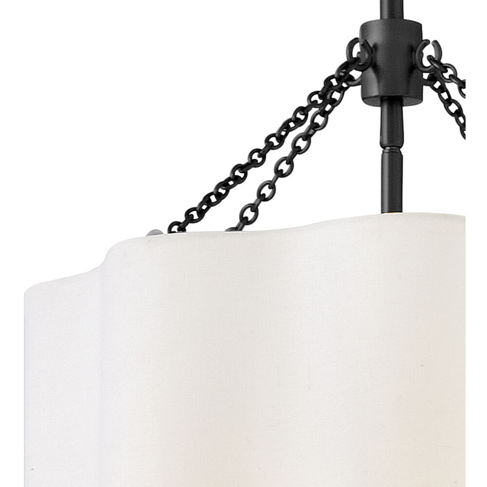 Gwen 4 Light 16 inch Black Pendant Ceiling Light