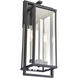 Gladwyn 2 Light 19.25 inch Matte Black Outdoor Sconce