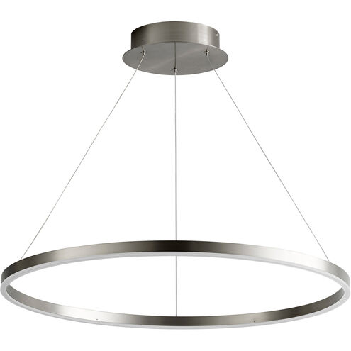 Circulo LED 32 inch Aged Brass Pendant Ceiling Light